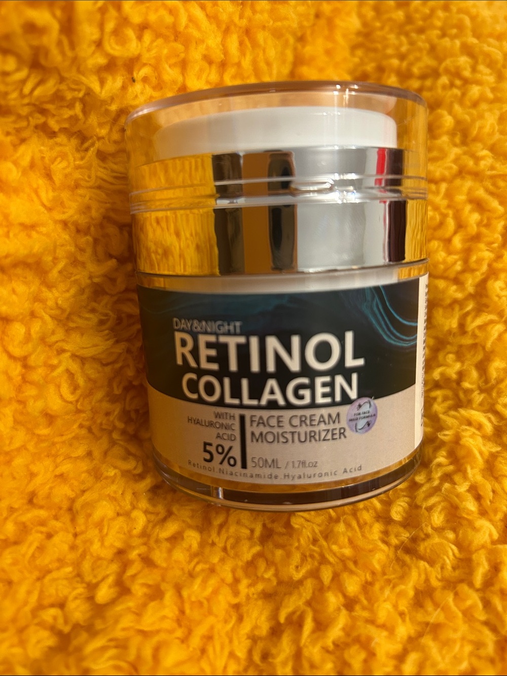 Retinol Collagen 5% Face Cream Moisturizer – Day & Night (White)